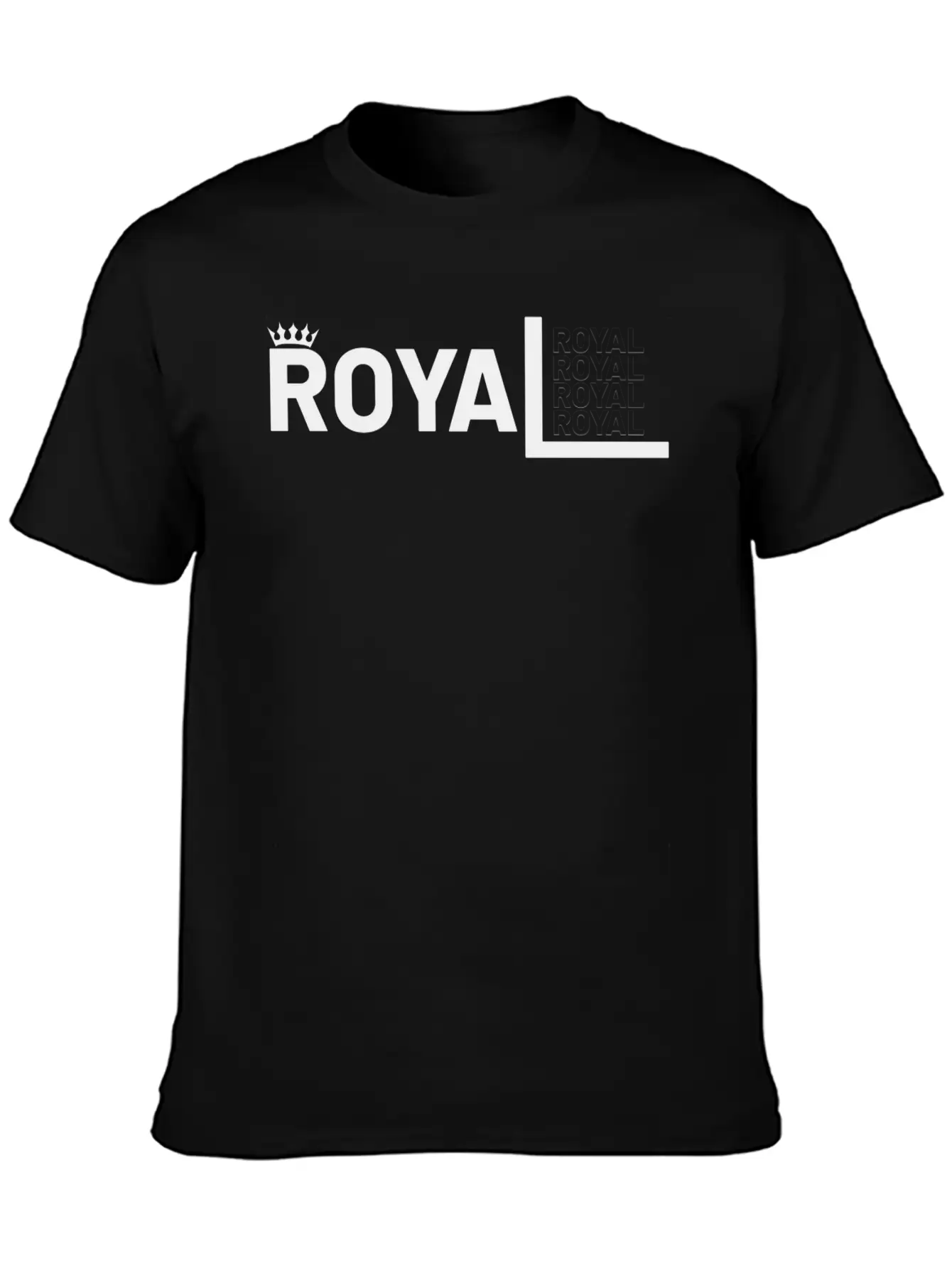"ROYAL" Unisex Short Sleeve Soft Cotton T-Shirt – Casual Everyday Wear