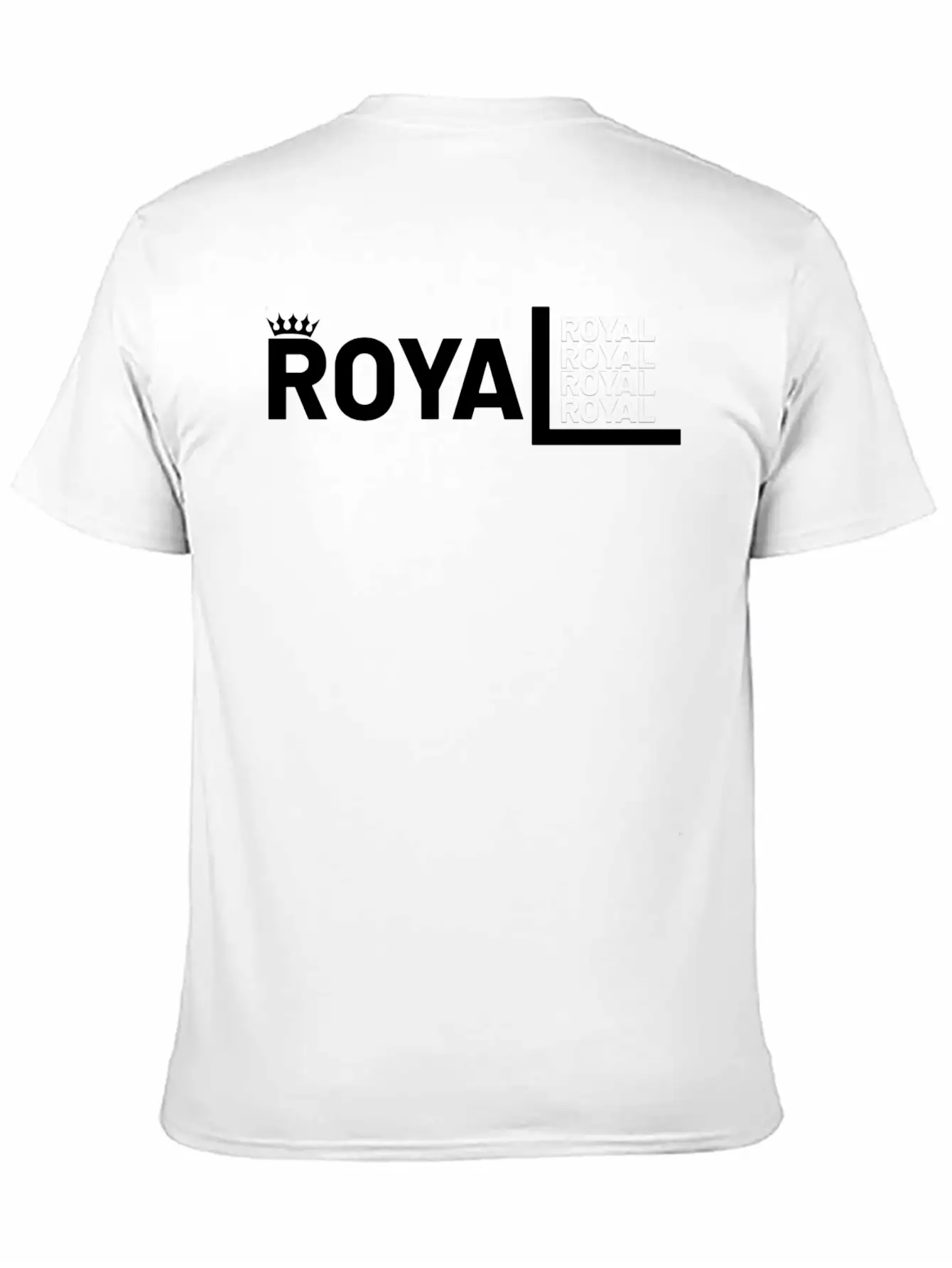 "ROYAL" Unisex Short Sleeve Soft Cotton T-Shirt – Casual Everyday Wear