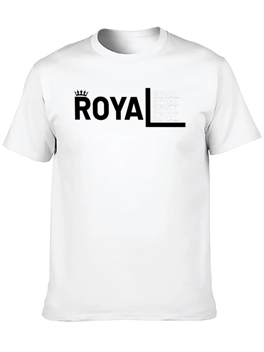 "ROYAL" Unisex Short Sleeve Soft Cotton T-Shirt – Casual Everyday Wear