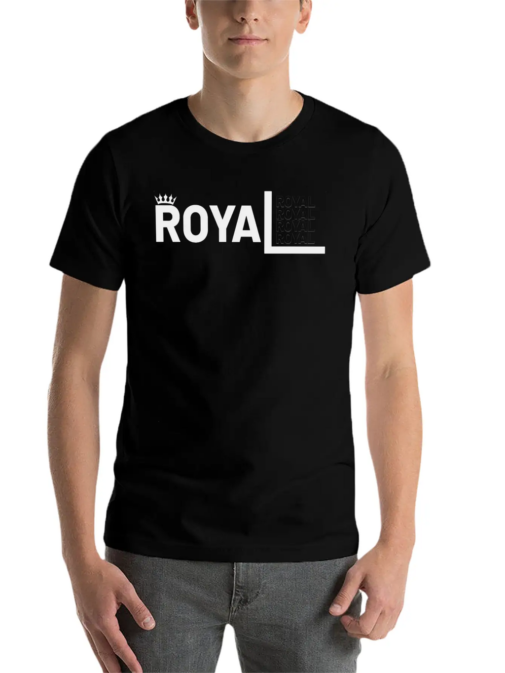 "ROYAL" Unisex Short Sleeve Soft Cotton T-Shirt – Casual Everyday Wear
