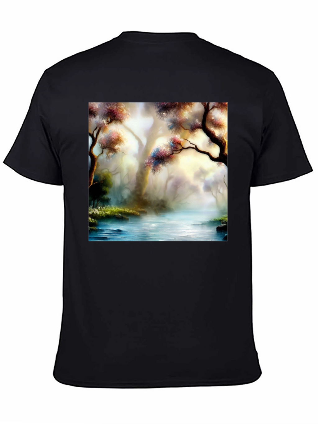 Scenic Forest River Graphic Tee