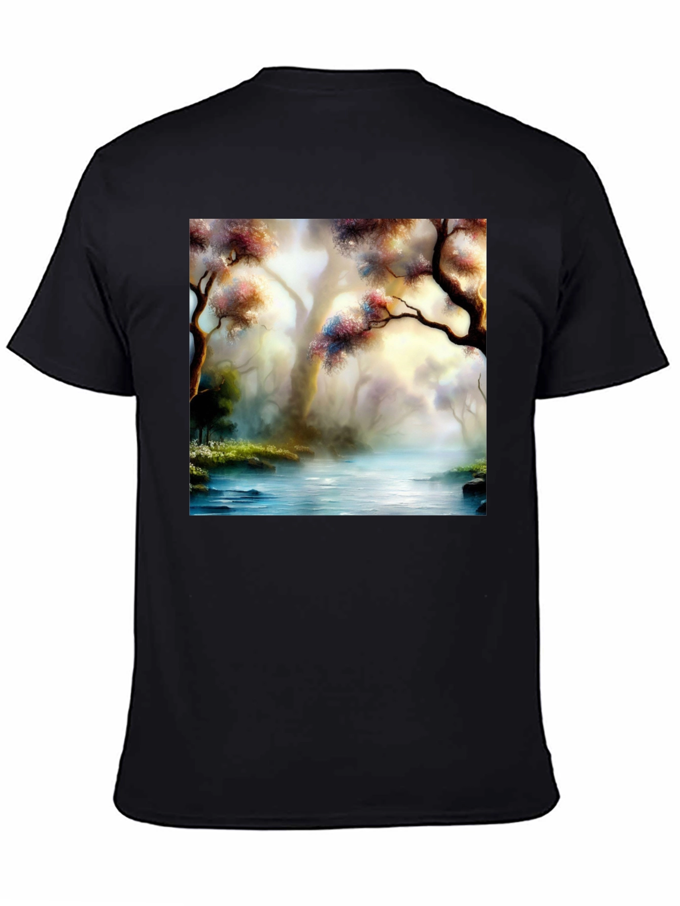 Scenic Forest River Graphic Tee