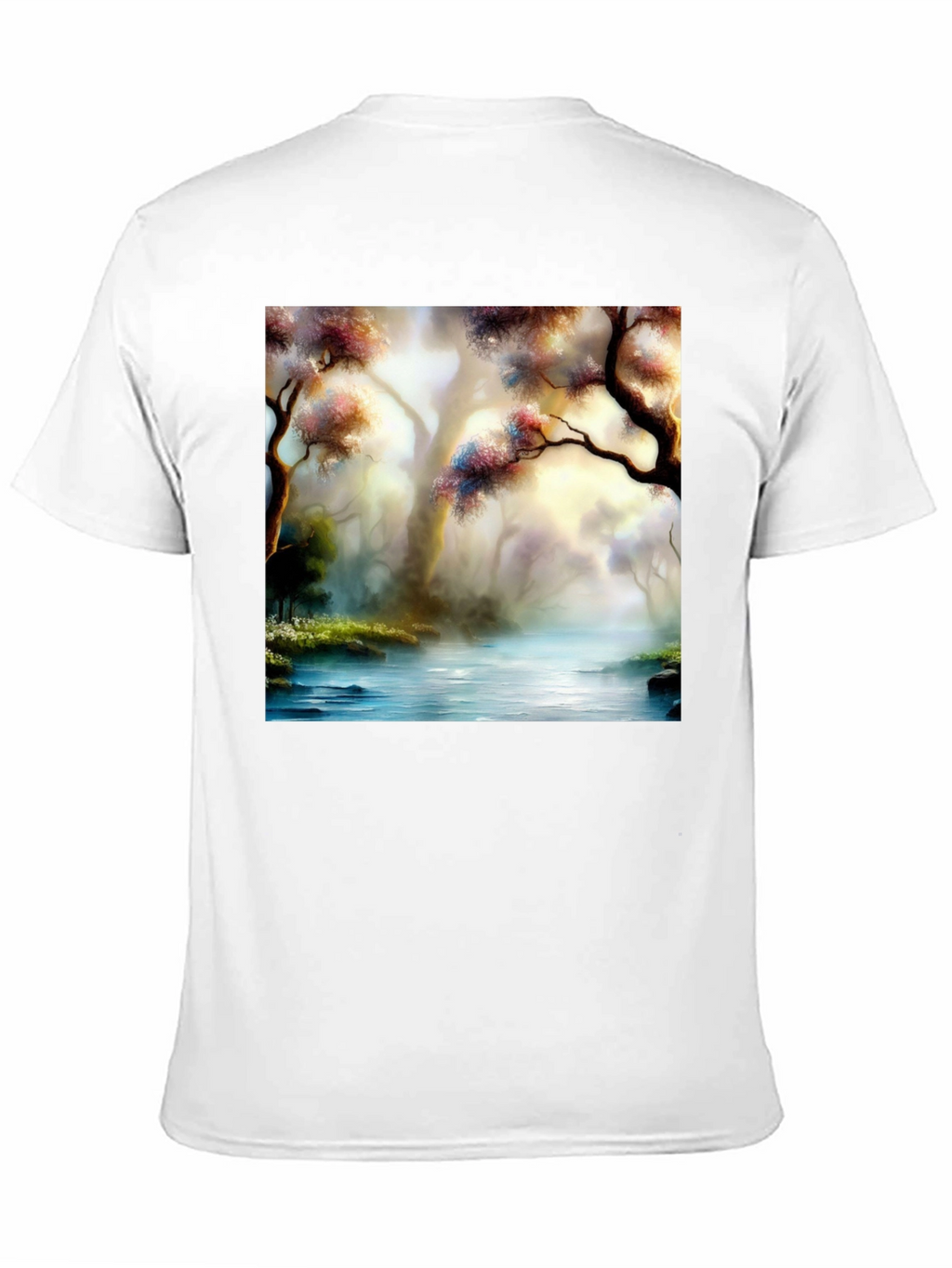 Scenic Forest River Graphic Tee