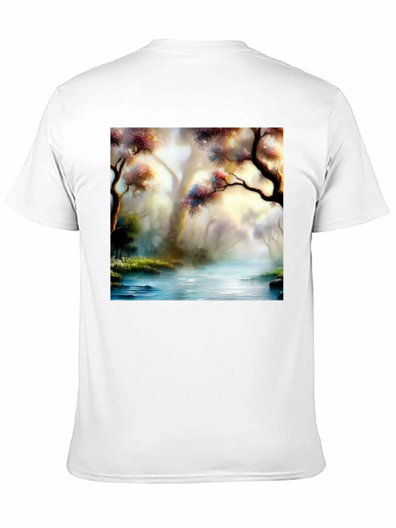 Scenic Forest River Graphic Tee