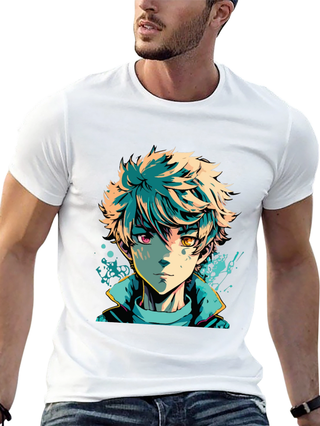Anime Character Graphic Tee - Unique Design