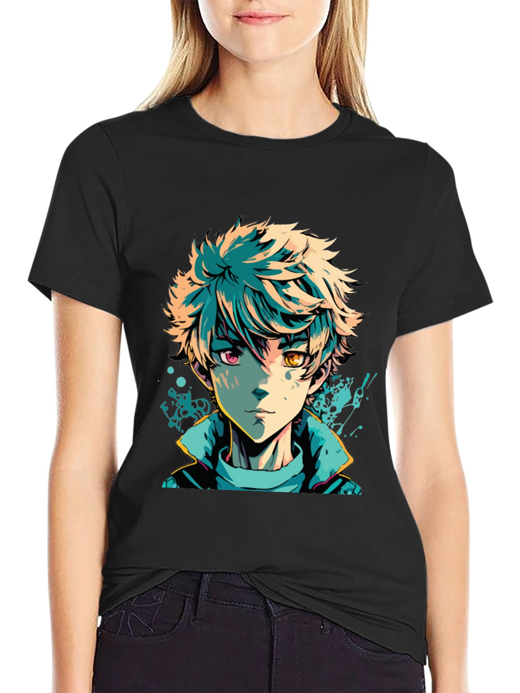 Anime Character Graphic Tee - Unique Design