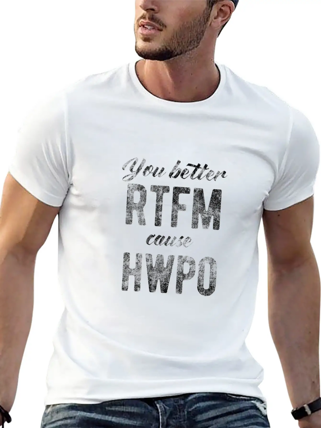 Rtfm, Read The F... Manual, Hard Work Pays Off Unisex Short Sleeve Soft Cotton T-Shirt – Casual Everyday Wear