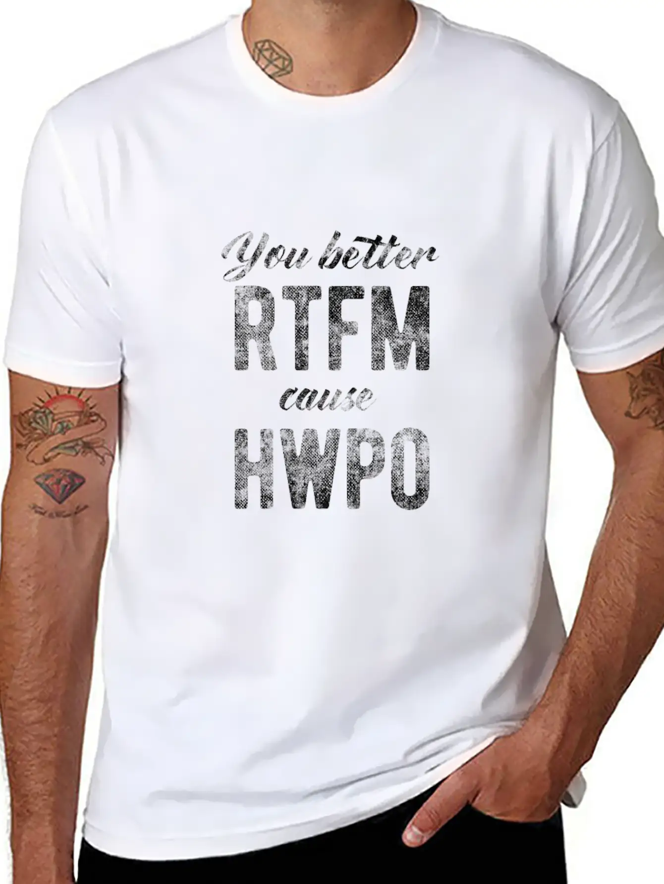 Rtfm, Read The F... Manual, Hard Work Pays Off Unisex Short Sleeve Soft Cotton T-Shirt – Casual Everyday Wear