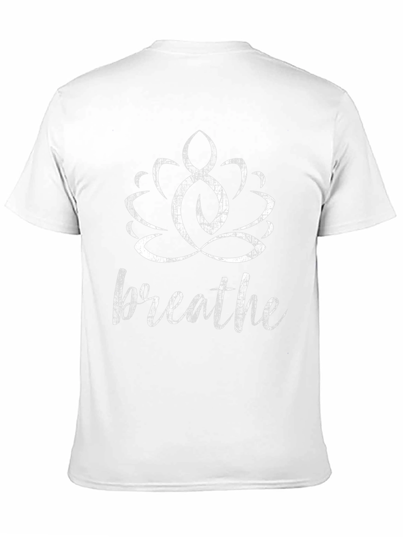 Breathe Lotus Graphic Tee - Mens Black T-Shirt