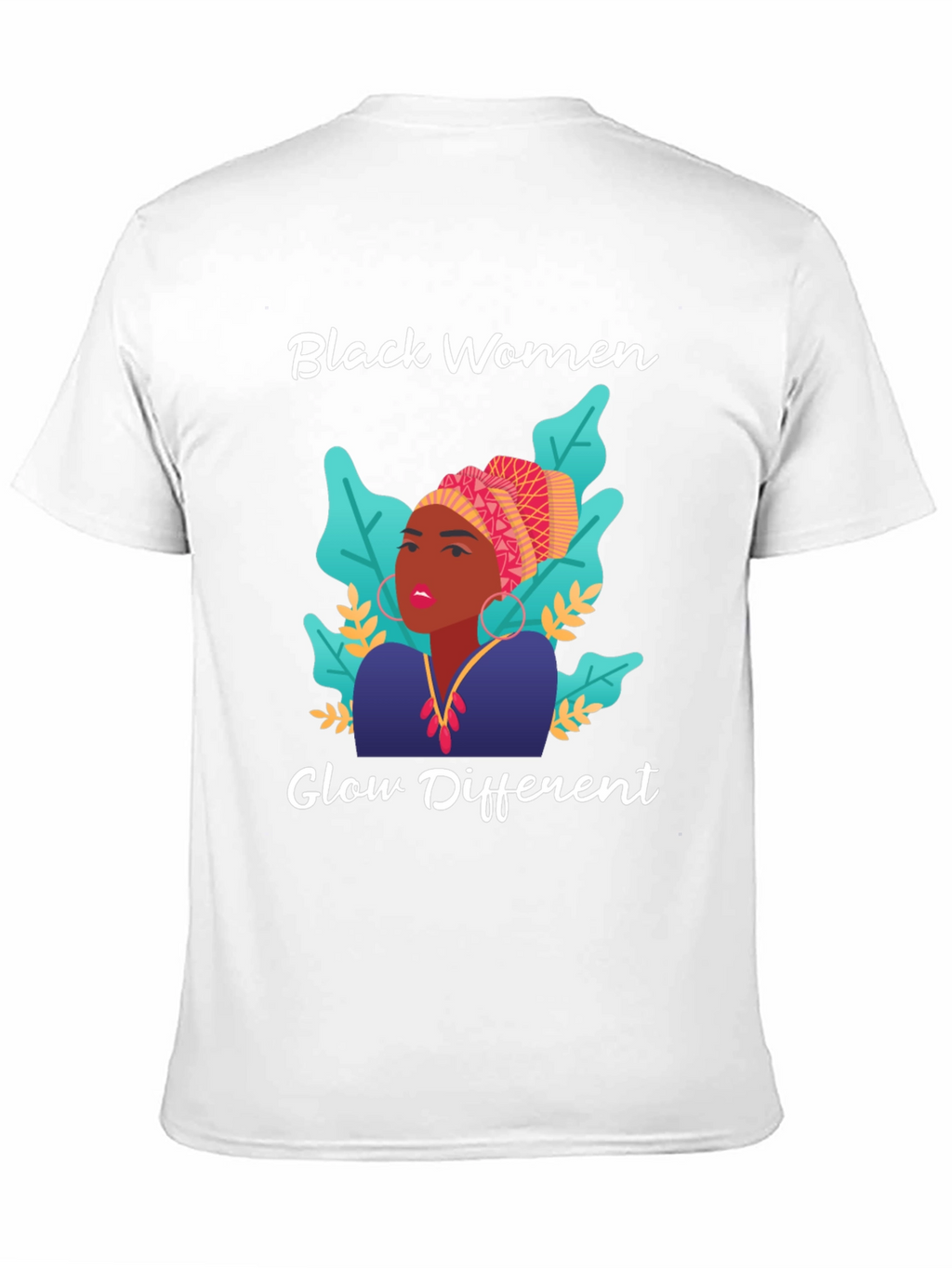 Black Women Glow Different Graphic Tee