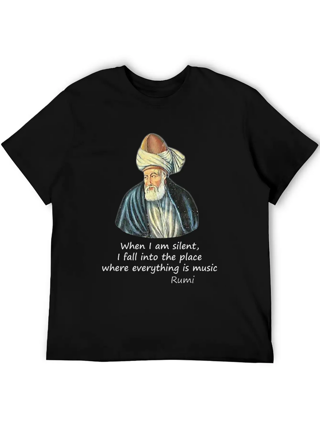 Rumi And Music Stylish Everyday T-Shirt – Unisex Basic Cotton Tee