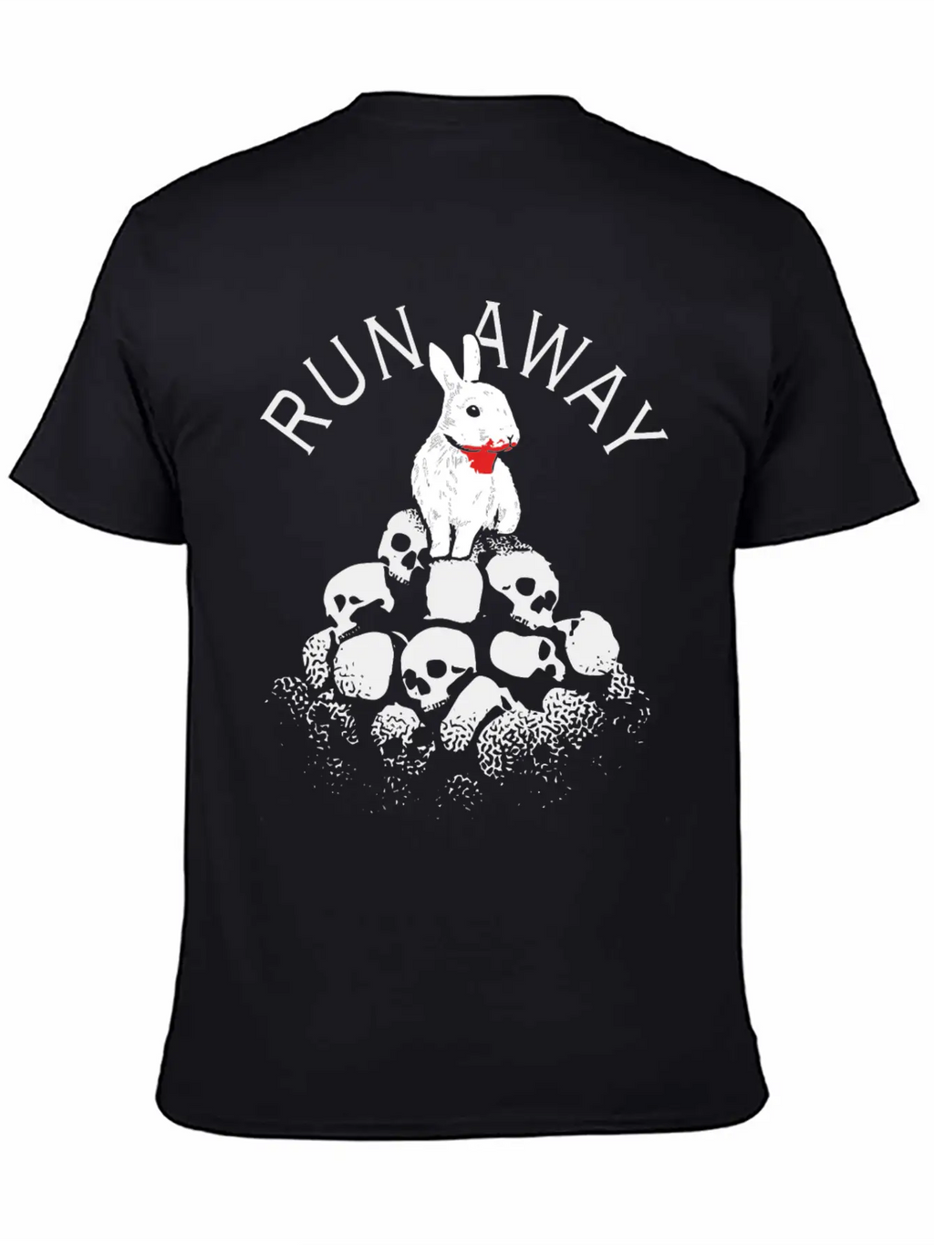 RUN AWAY Casual Graphic T-Shirt – Simple And Comfortable Daily Wear