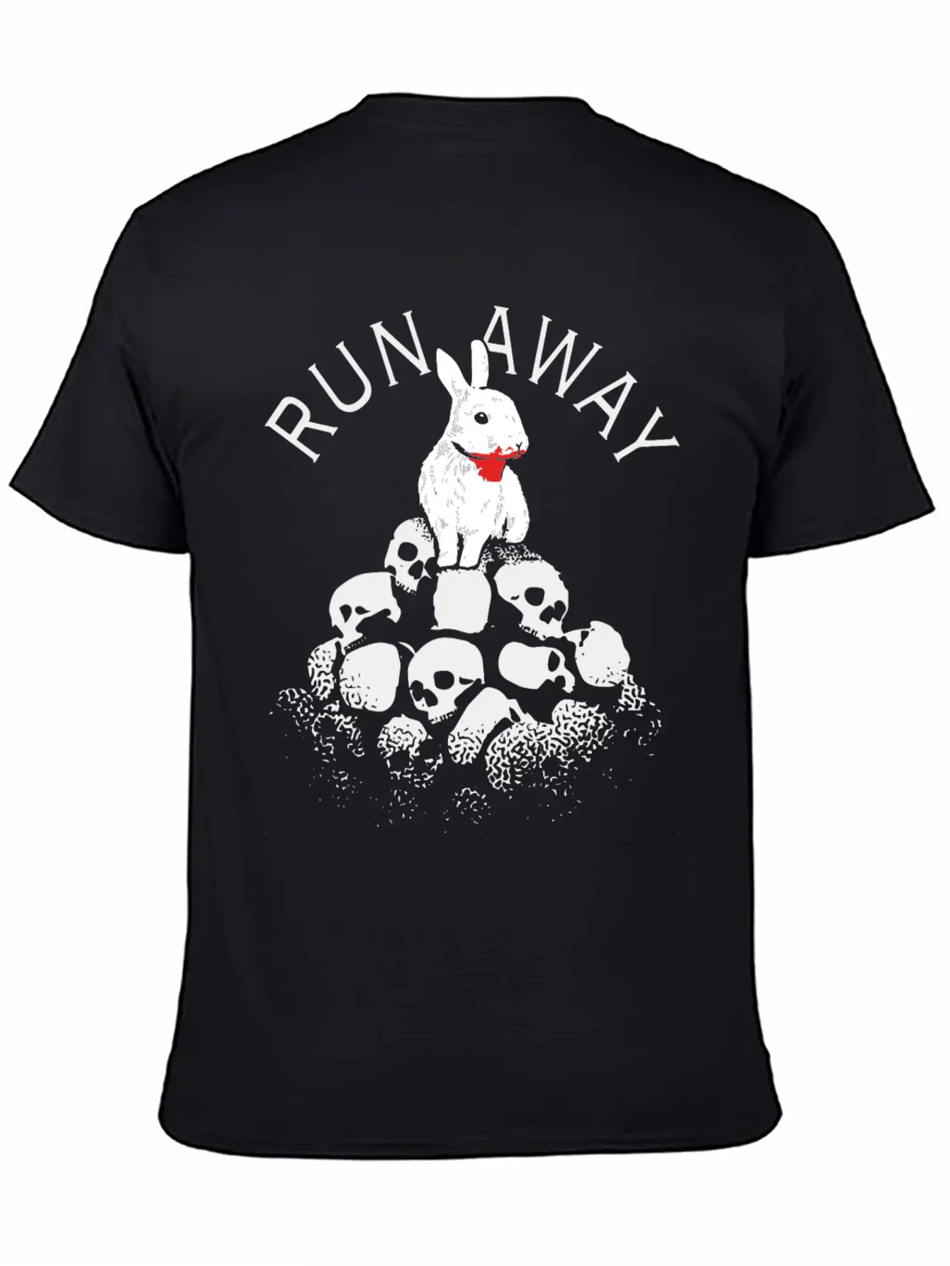 RUN AWAY Casual Graphic T-Shirt – Simple And Comfortable Daily Wear