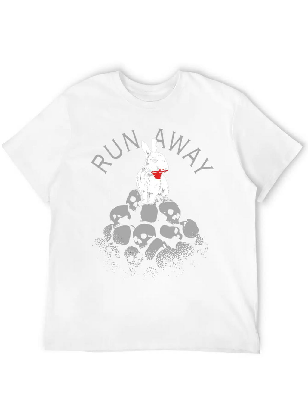 RUN AWAY Casual Graphic T-Shirt – Simple And Comfortable Daily Wear