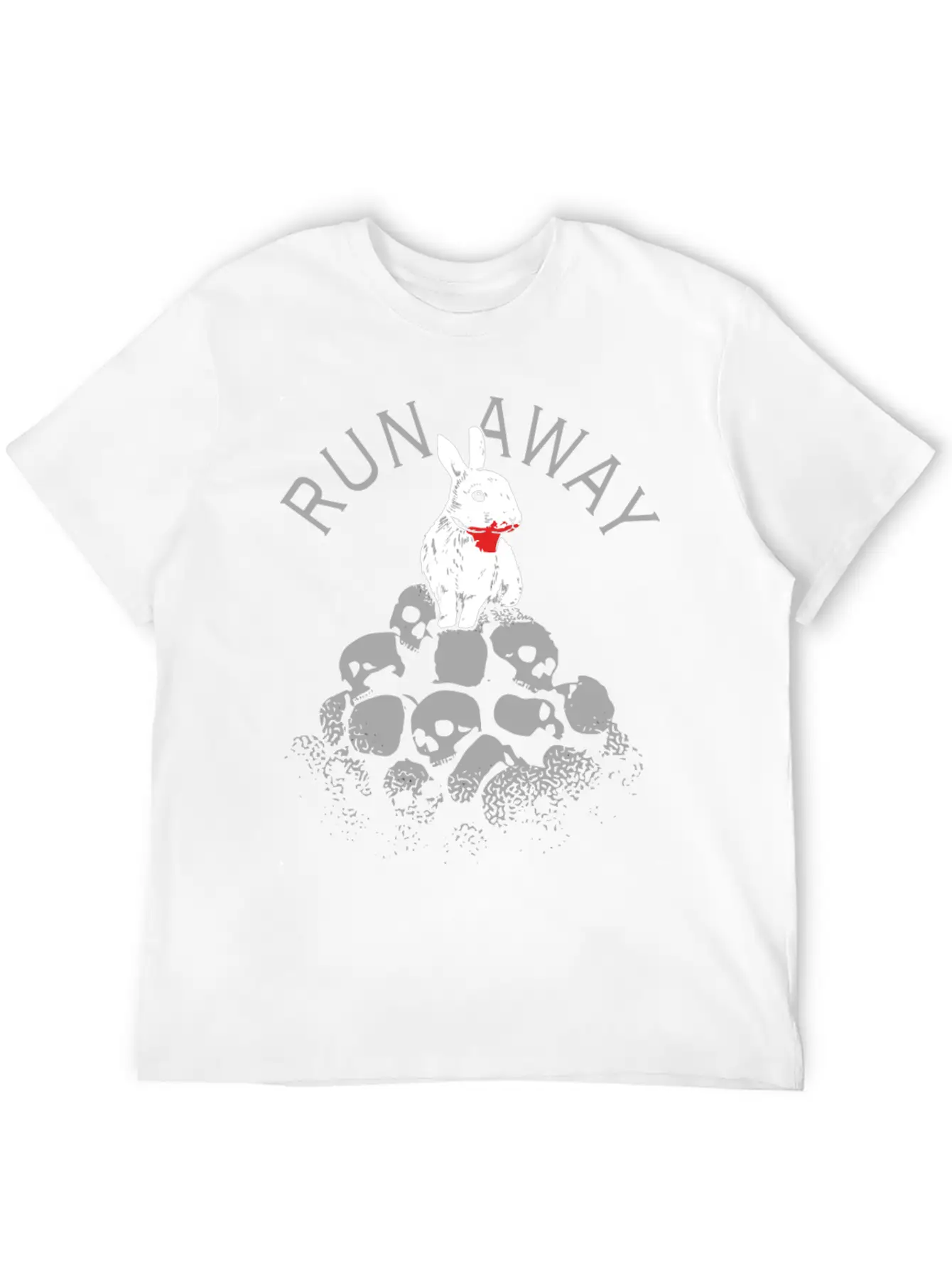 RUN AWAY Casual Graphic T-Shirt – Simple And Comfortable Daily Wear