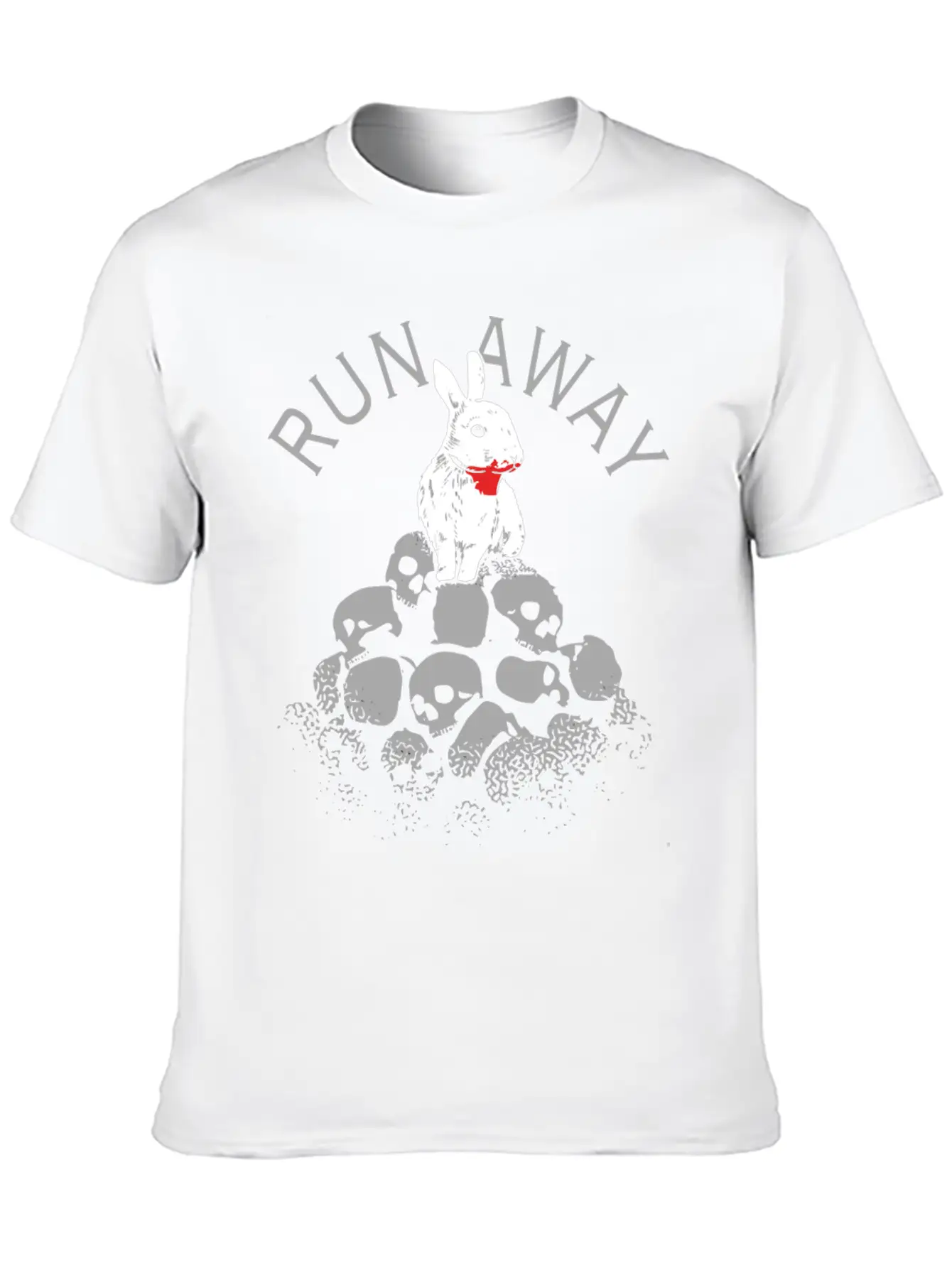 RUN AWAY Casual Graphic T-Shirt – Simple And Comfortable Daily Wear