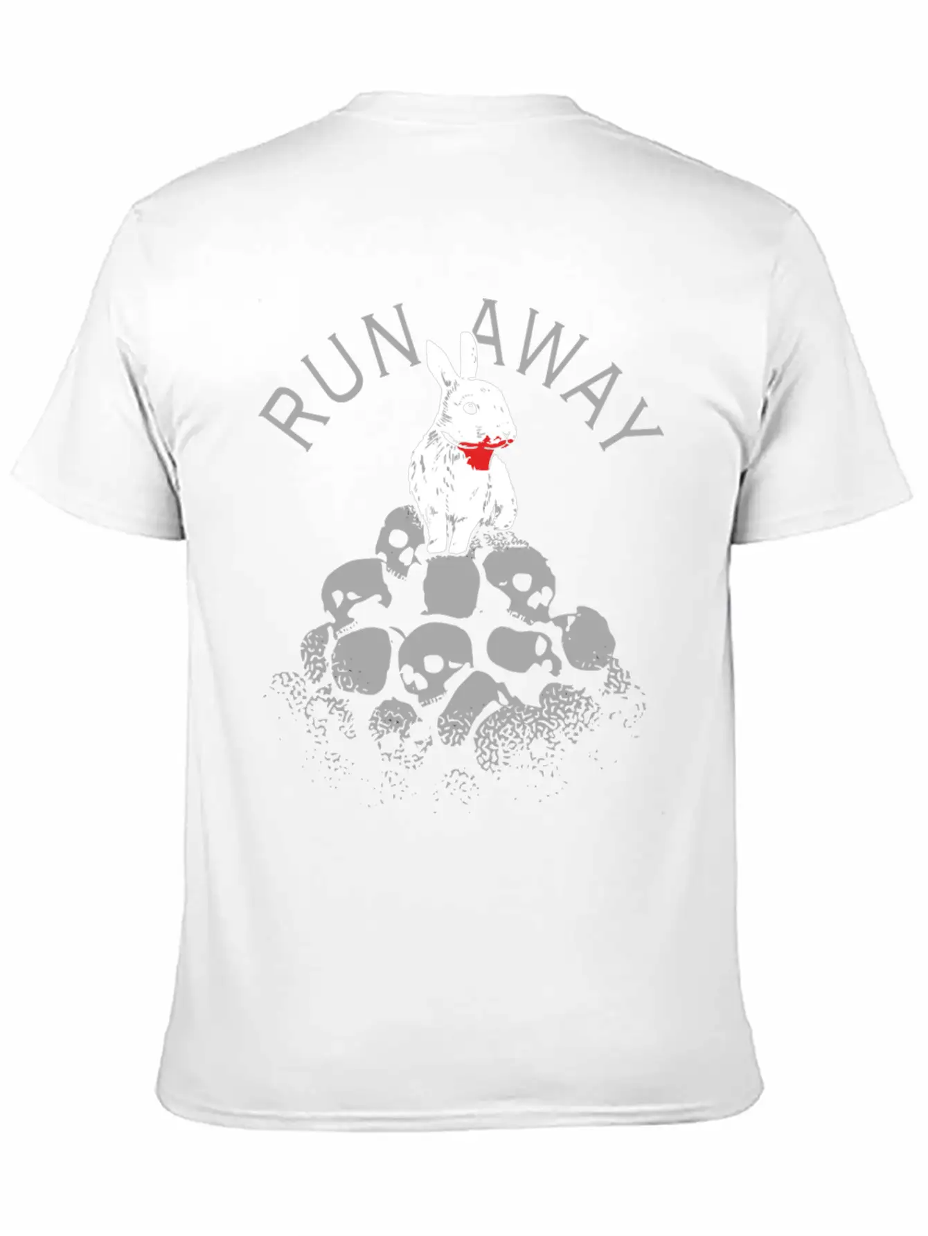 RUN AWAY Casual Graphic T-Shirt – Simple And Comfortable Daily Wear