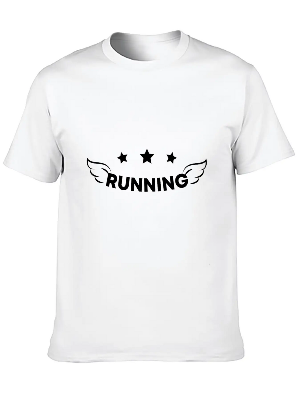 RUNNING Essential Cotton Tee For Daily Outfits – Unisex Style