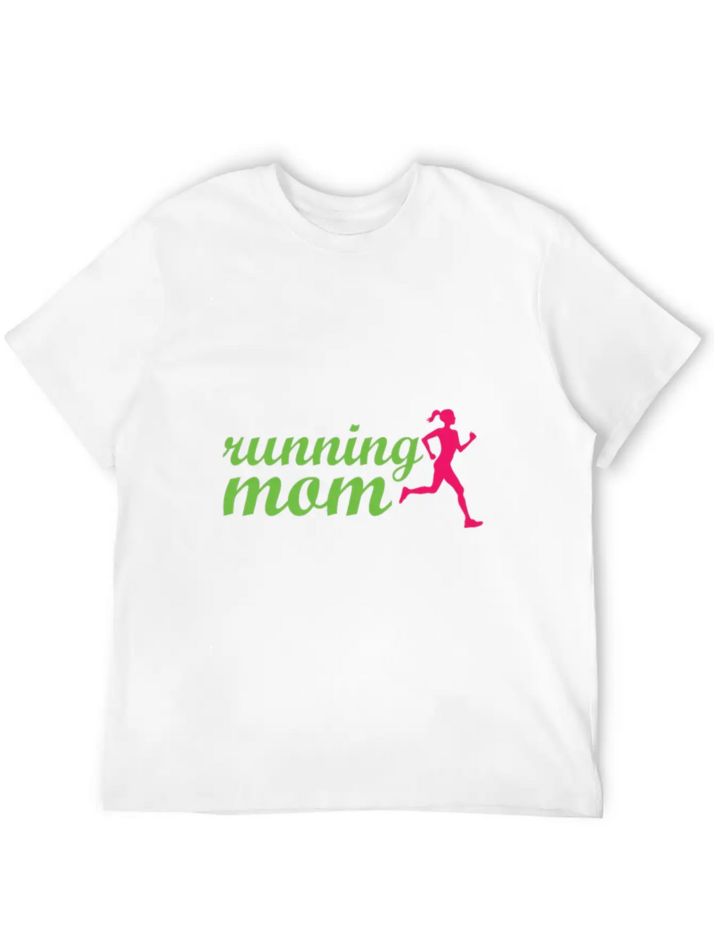 Running Mom Casual Graphic T-Shirt – Simple And Comfortable Daily Wear