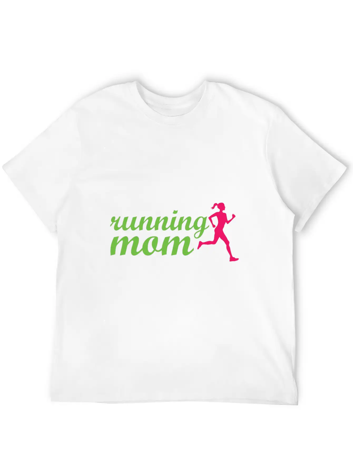 Running Mom Casual Graphic T-Shirt – Simple And Comfortable Daily Wear