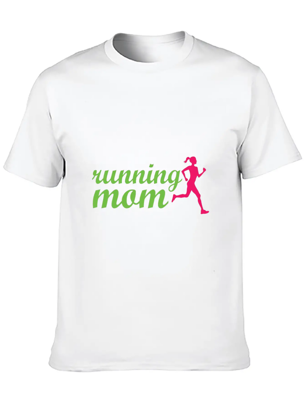 Running Mom Casual Graphic T-Shirt – Simple And Comfortable Daily Wear