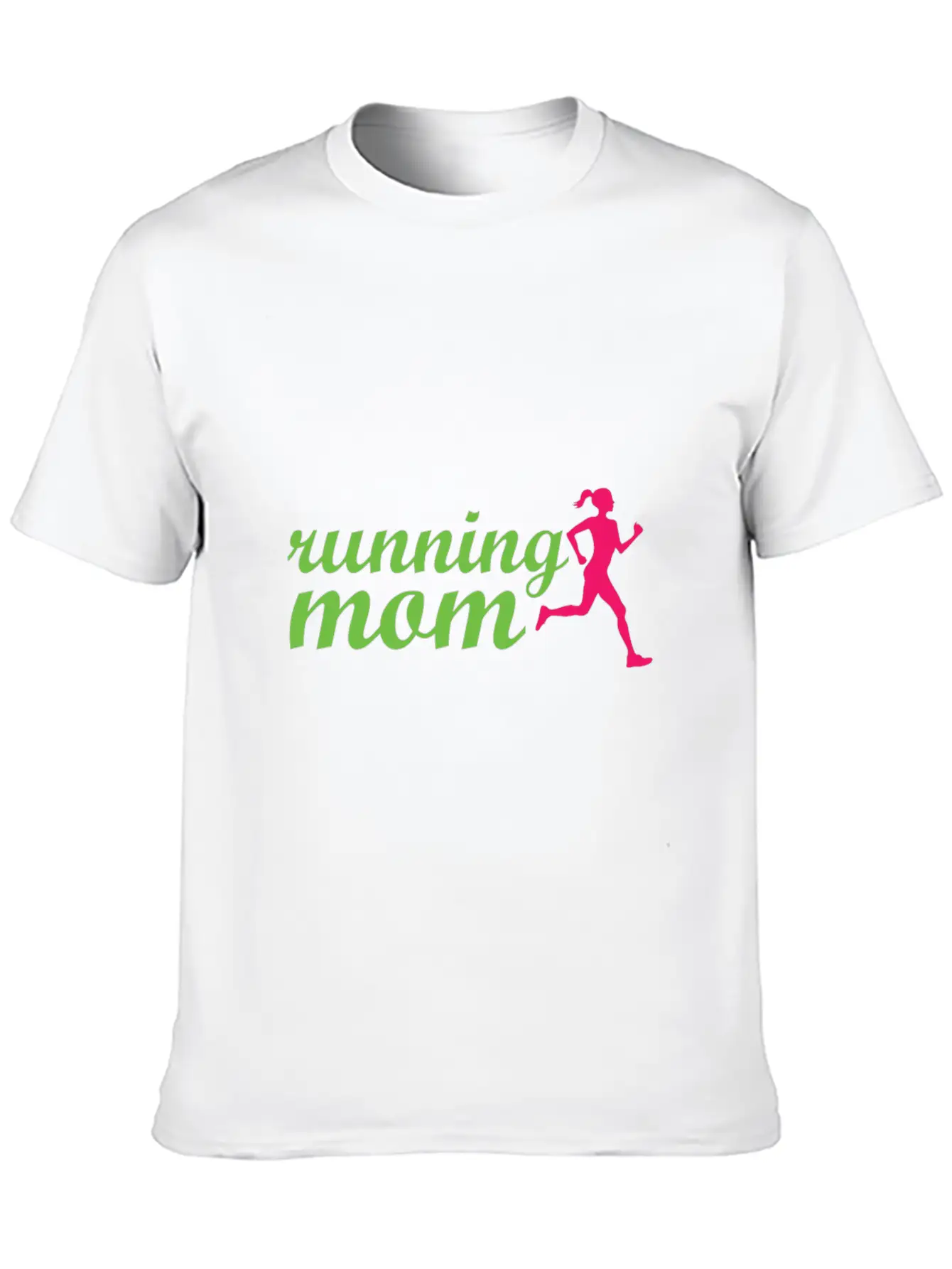 Running Mom Casual Graphic T-Shirt – Simple And Comfortable Daily Wear