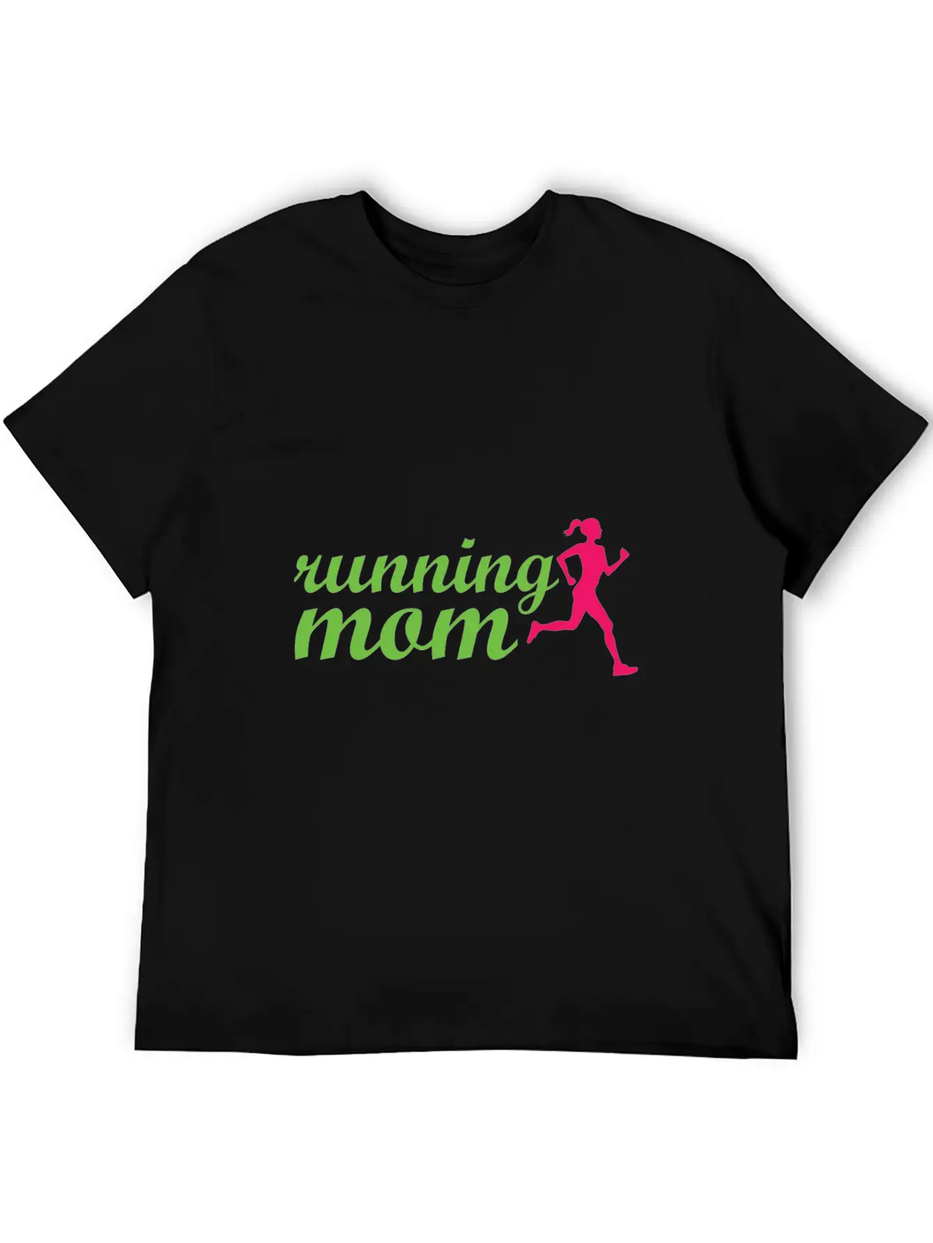 Running Mom Casual Graphic T-Shirt – Simple And Comfortable Daily Wear