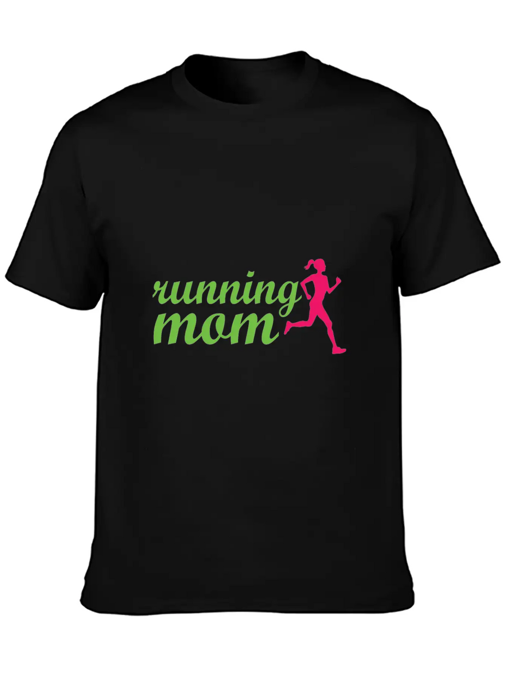 Running Mom Casual Graphic T-Shirt – Simple And Comfortable Daily Wear