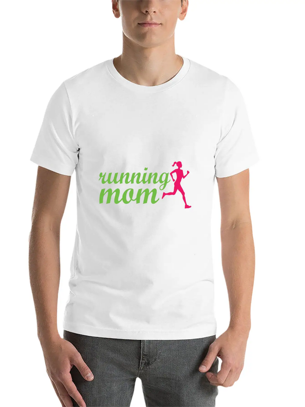 Running Mom Casual Graphic T-Shirt – Simple And Comfortable Daily Wear
