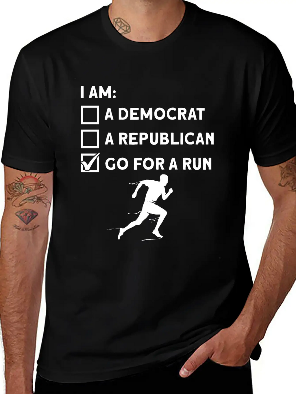Running Runner Run Sports Unisex Short Sleeve Soft Cotton T-Shirt – Casual Everyday Wear