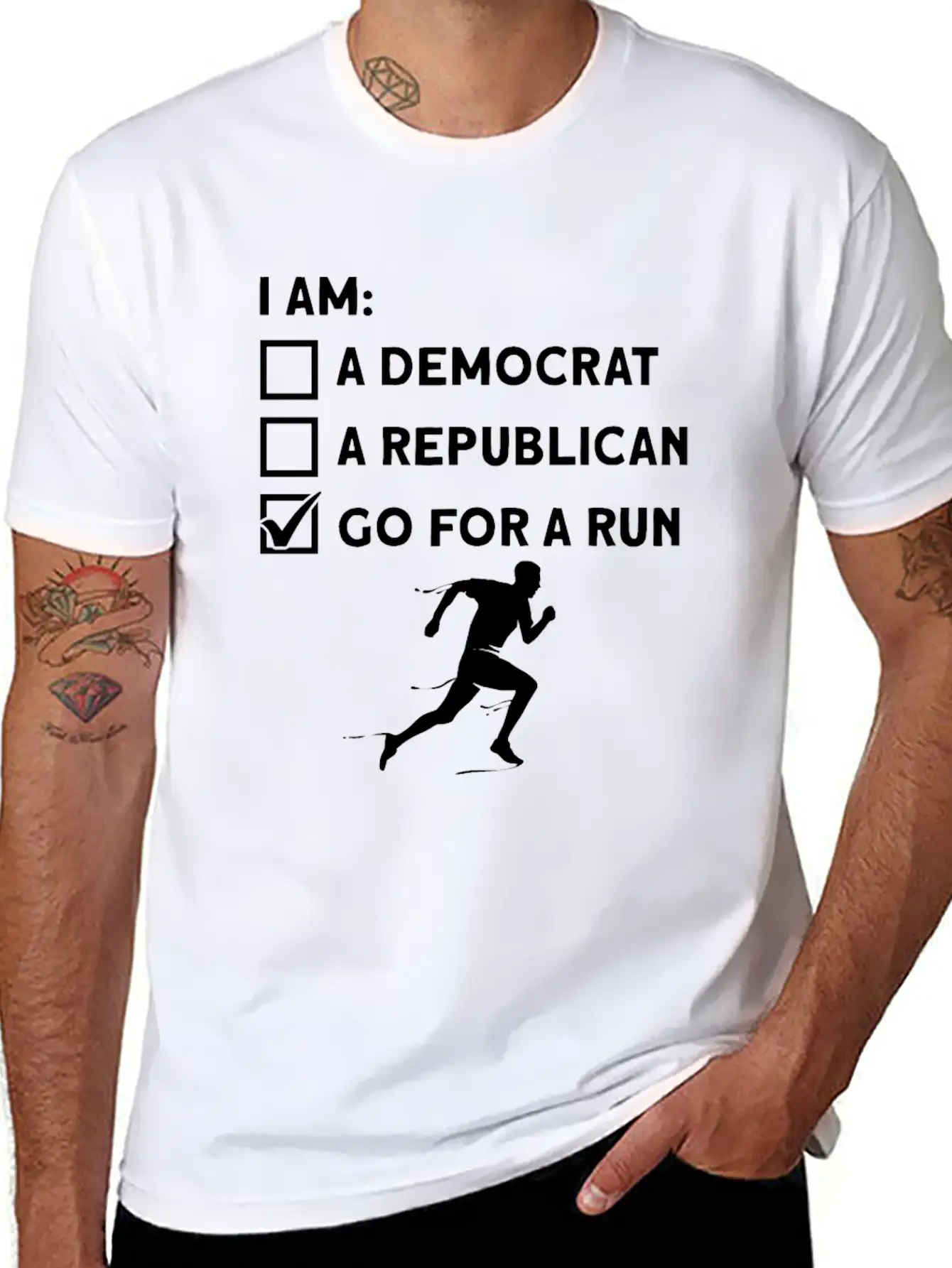 Running Runner Run Sports Unisex Short Sleeve Soft Cotton T-Shirt – Casual Everyday Wear