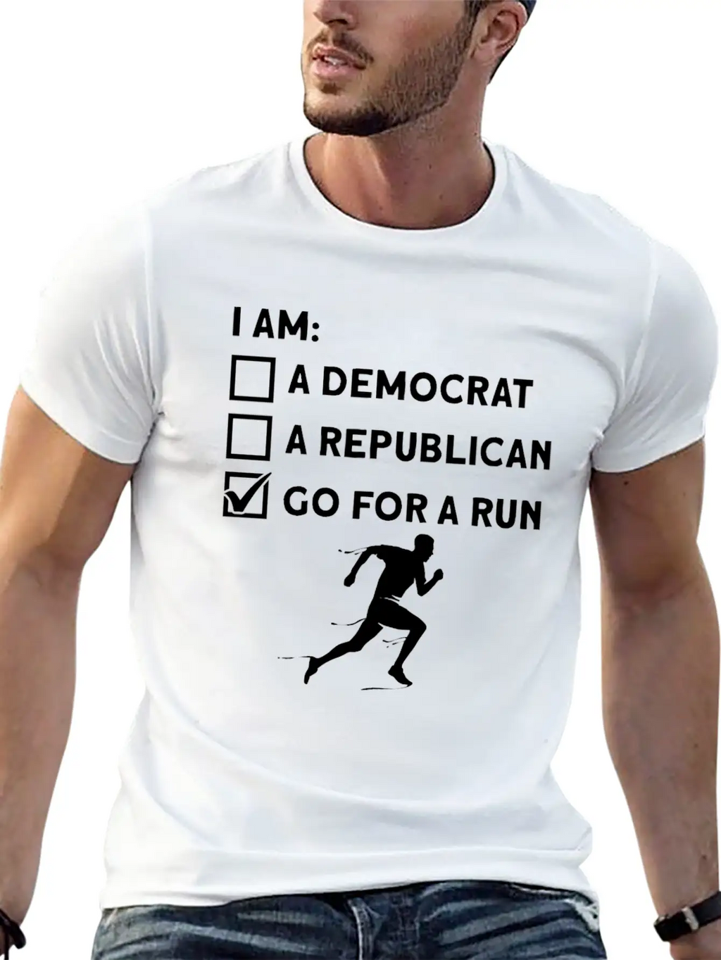 Running Runner Run Sports Unisex Short Sleeve Soft Cotton T-Shirt – Casual Everyday Wear