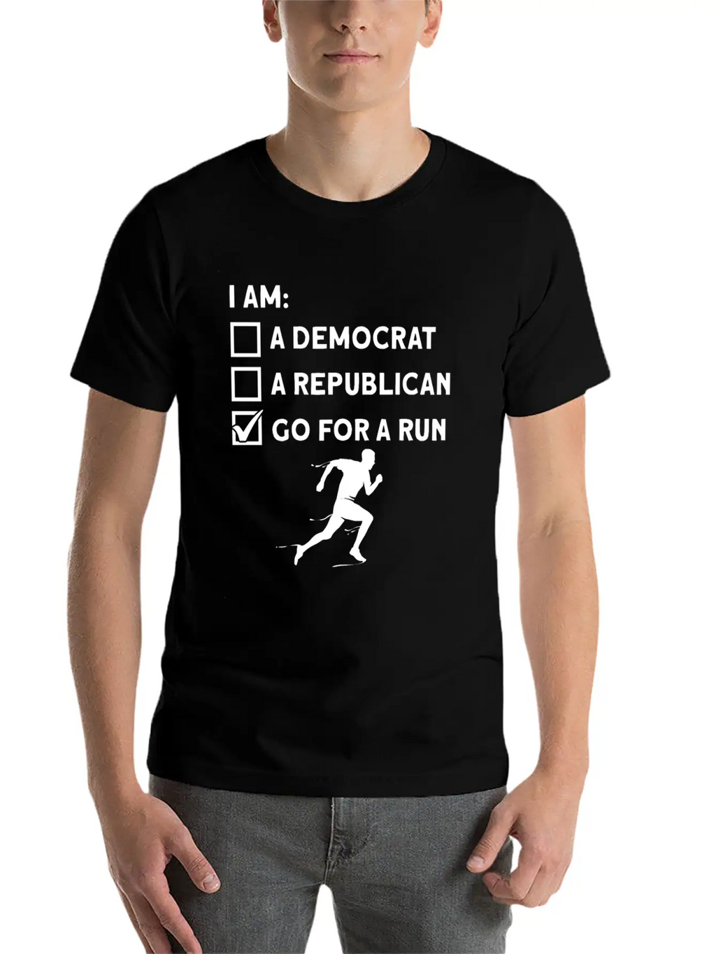 Running Runner Run Sports Unisex Short Sleeve Soft Cotton T-Shirt – Casual Everyday Wear
