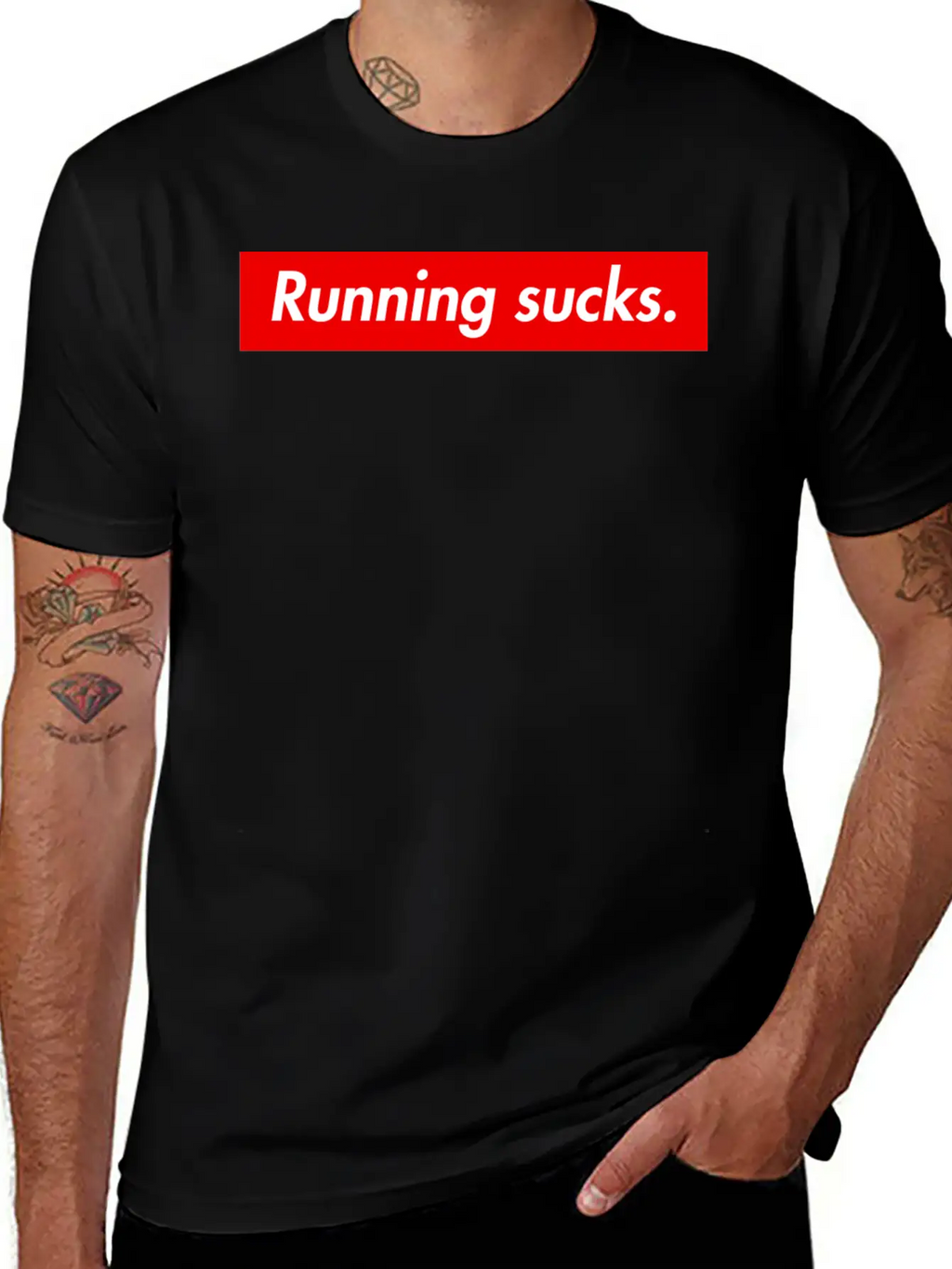 Running Sucks. Unisex Casual T-Shirt – Clean Design For Daily Comfort