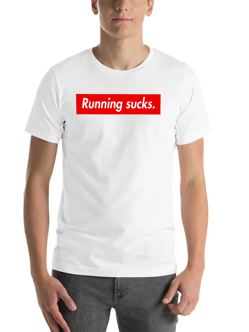 Running Sucks. Unisex Casual T-Shirt – Clean Design For Daily Comfort