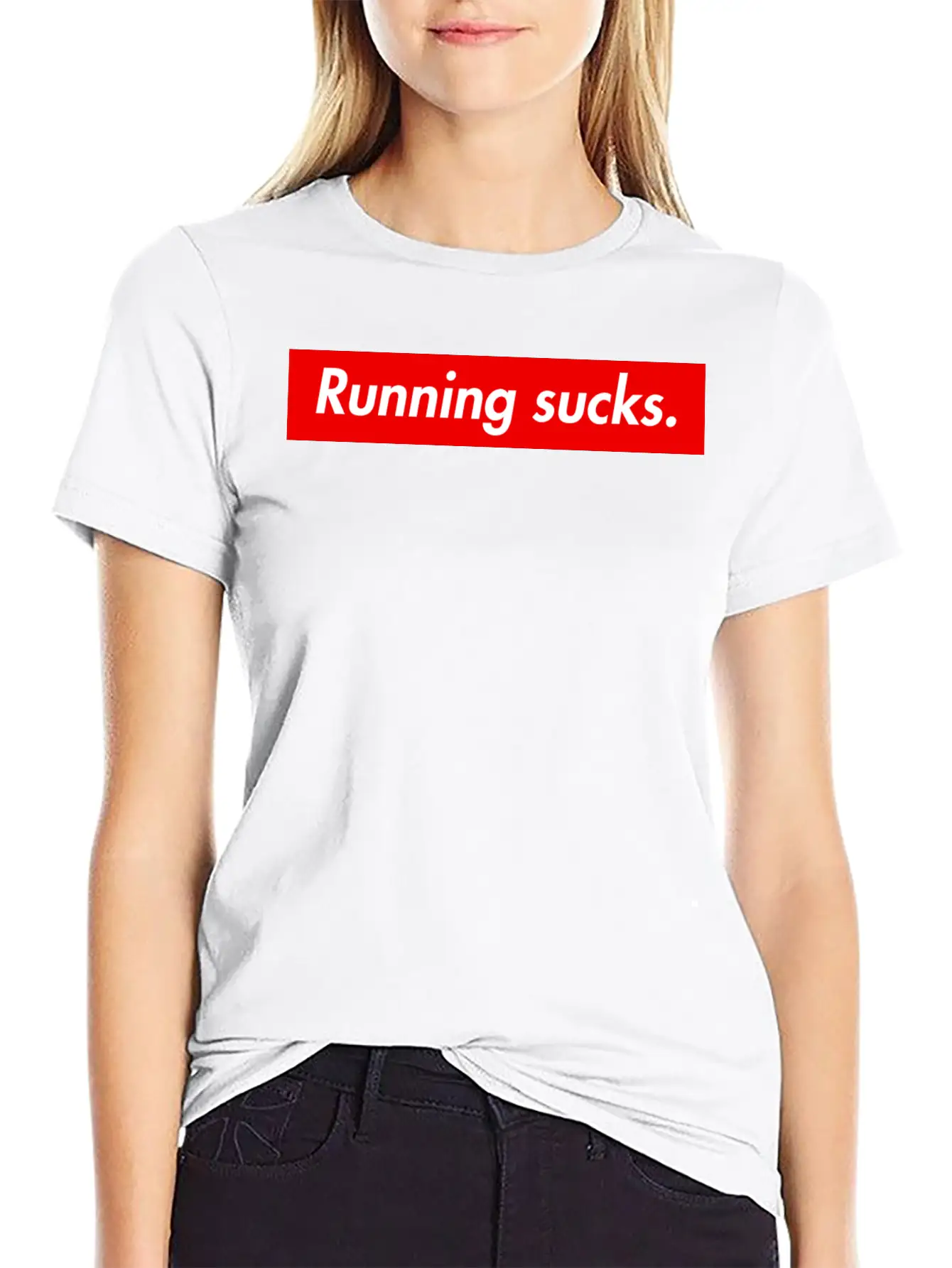 Running Sucks. Unisex Casual T-Shirt – Clean Design For Daily Comfort