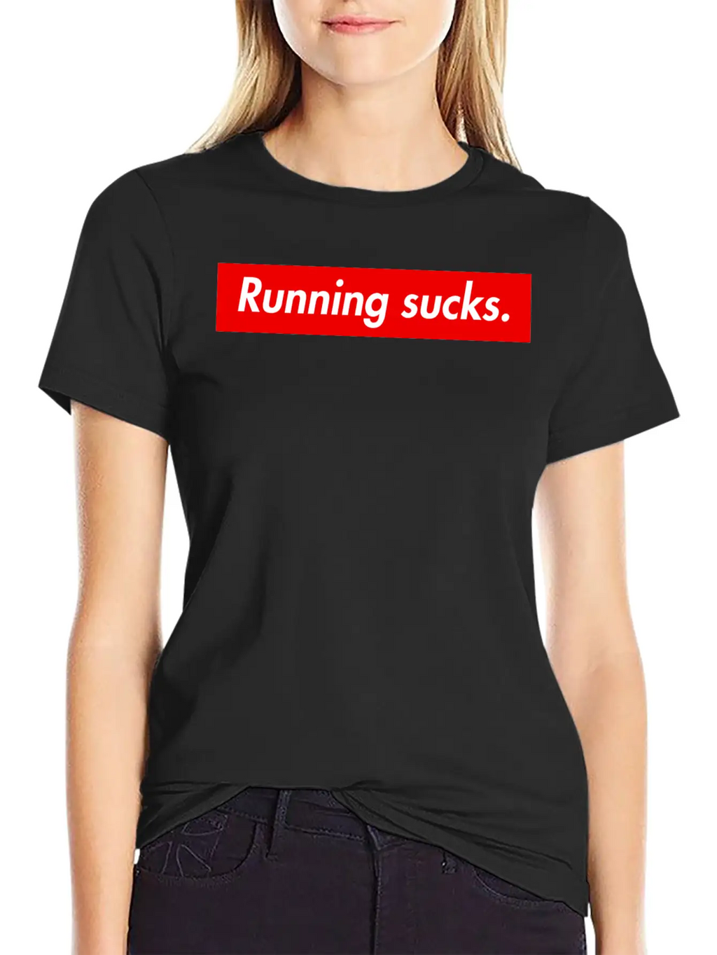 Running Sucks. Unisex Casual T-Shirt – Clean Design For Daily Comfort