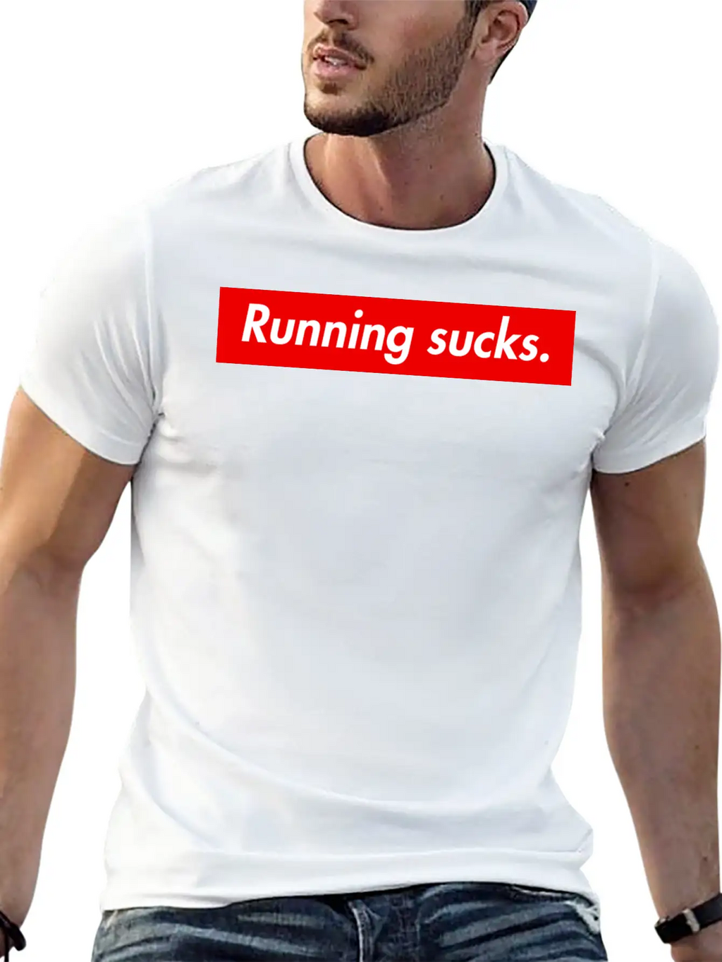 Running Sucks. Unisex Casual T-Shirt – Clean Design For Daily Comfort