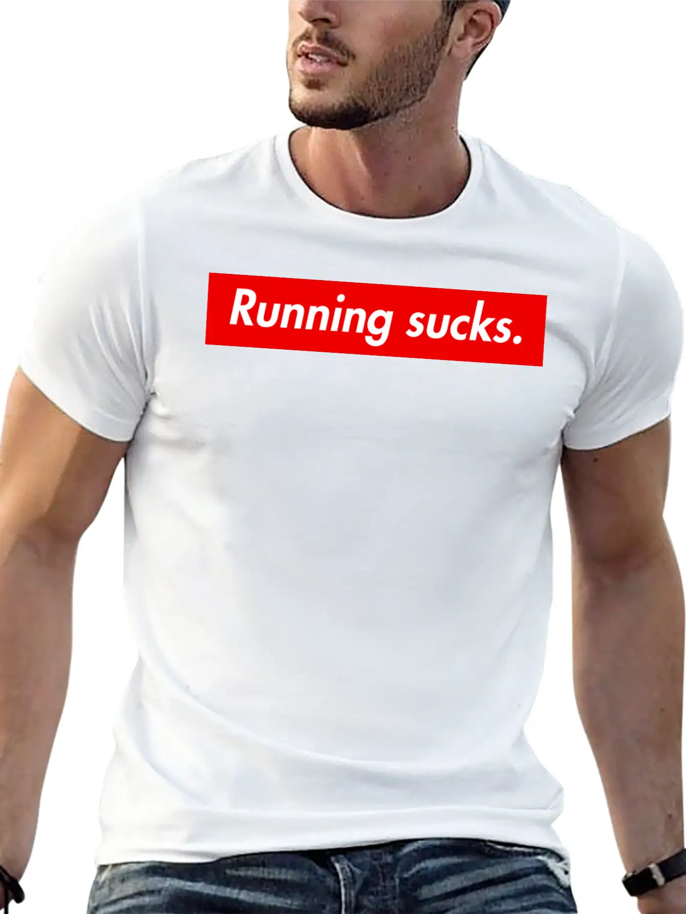 Running Sucks. Unisex Casual T-Shirt – Clean Design For Daily Comfort