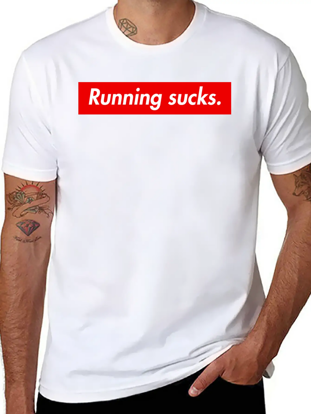 Running Sucks. Unisex Casual T-Shirt – Clean Design For Daily Comfort