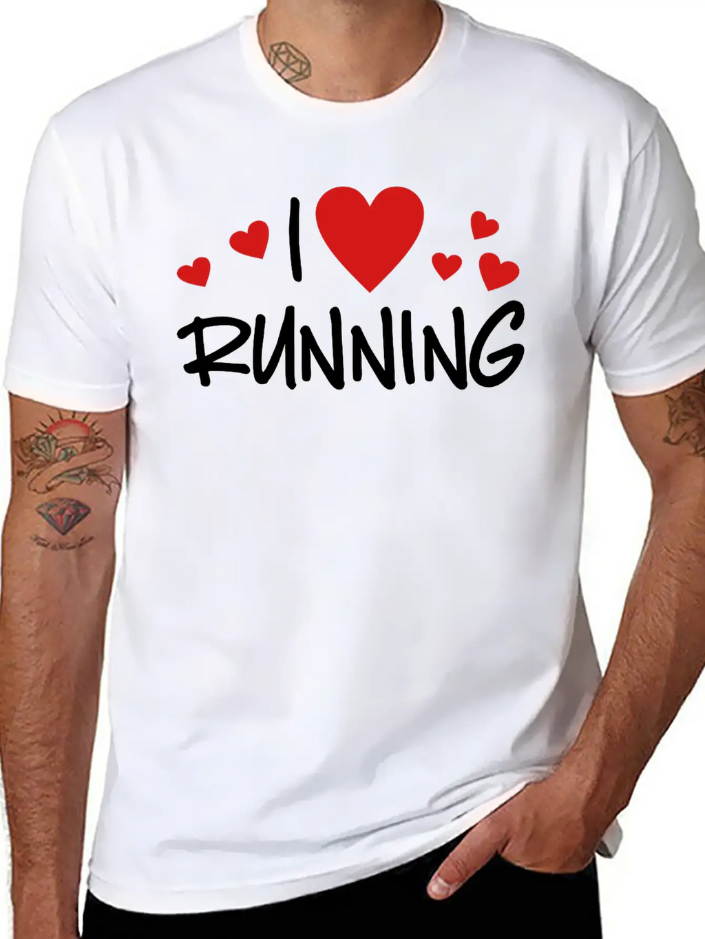 Running Unisex Short Sleeve Soft Cotton T-Shirt – Casual Everyday Wear