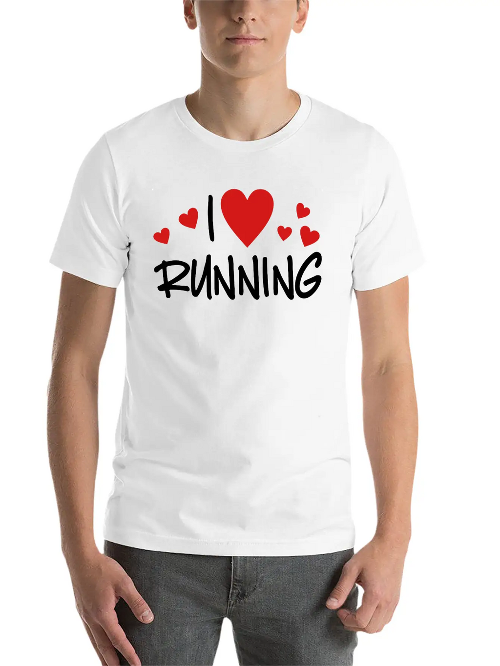 Running Unisex Short Sleeve Soft Cotton T-Shirt – Casual Everyday Wear