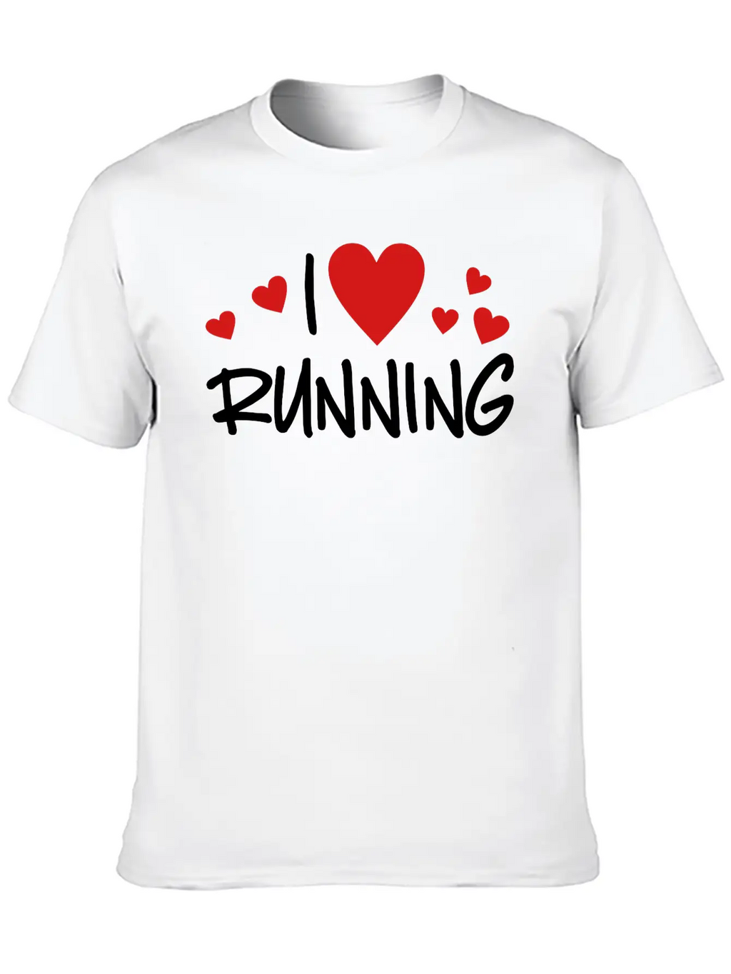 Running Unisex Short Sleeve Soft Cotton T-Shirt – Casual Everyday Wear