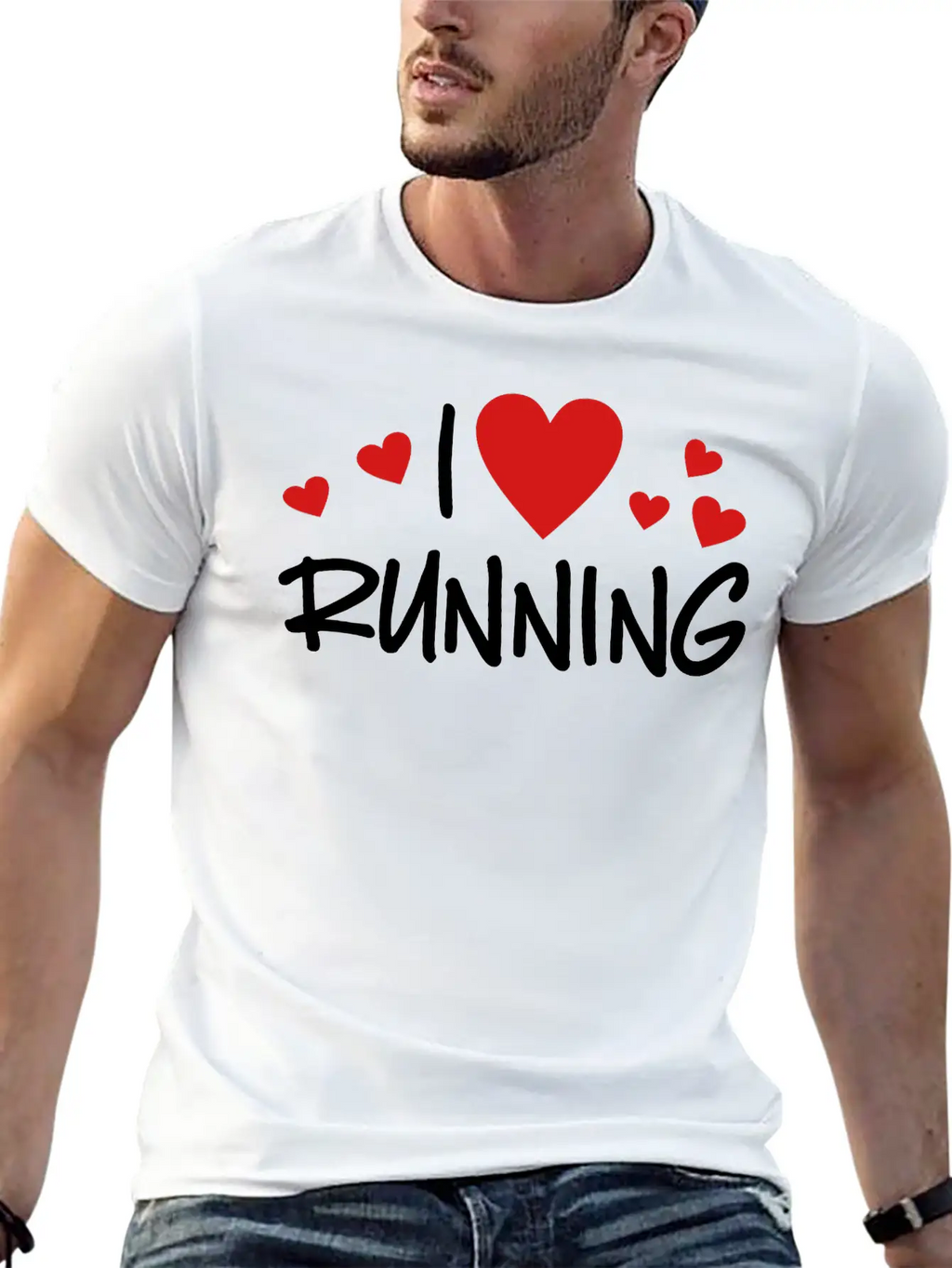 Running Unisex Short Sleeve Soft Cotton T-Shirt – Casual Everyday Wear