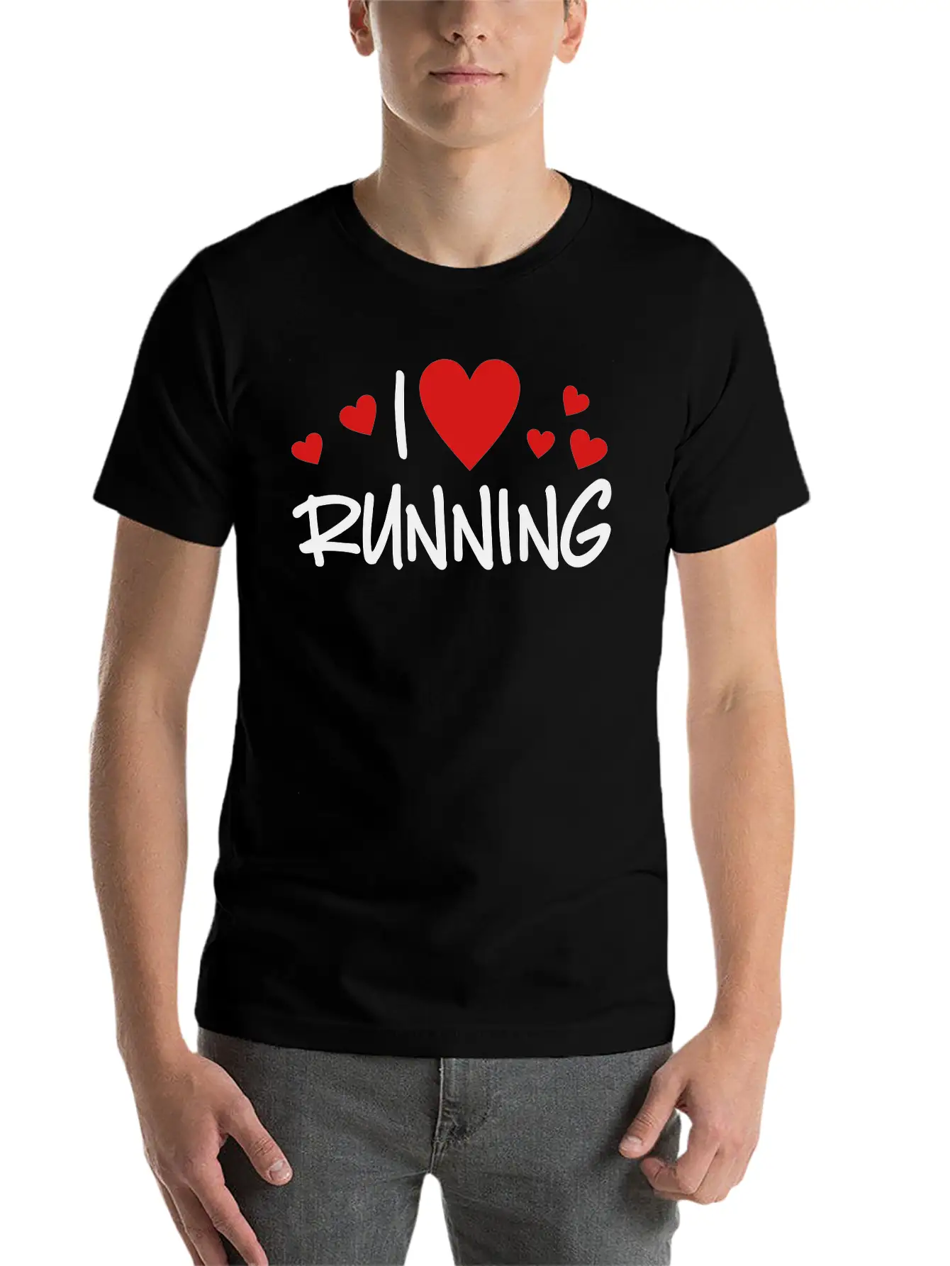 Running Unisex Short Sleeve Soft Cotton T-Shirt – Casual Everyday Wear