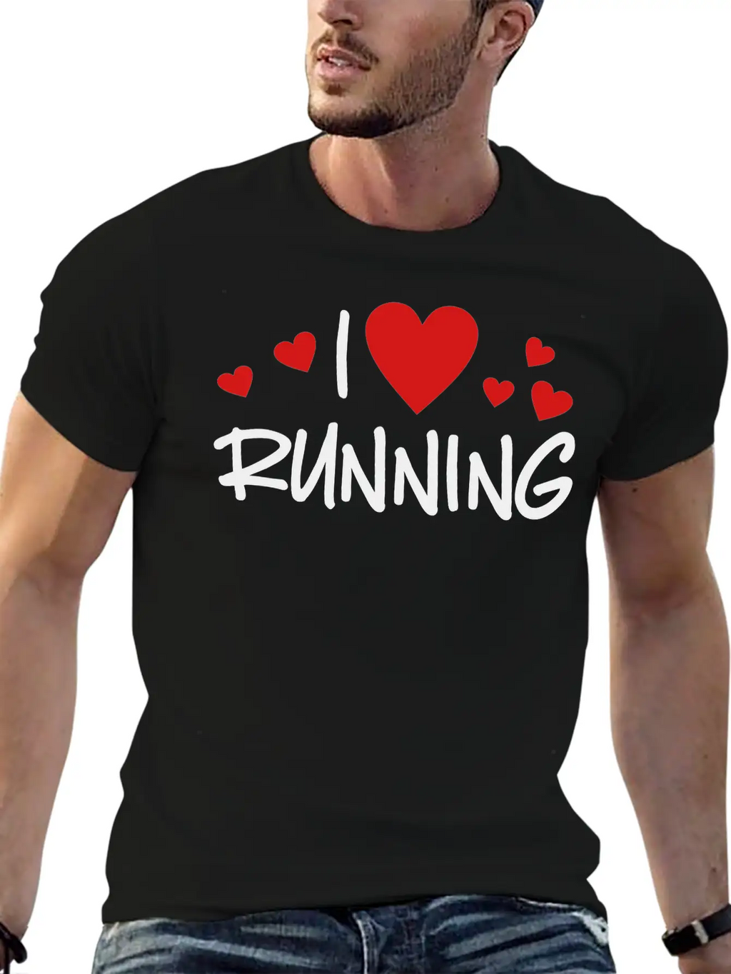 Running Unisex Short Sleeve Soft Cotton T-Shirt – Casual Everyday Wear