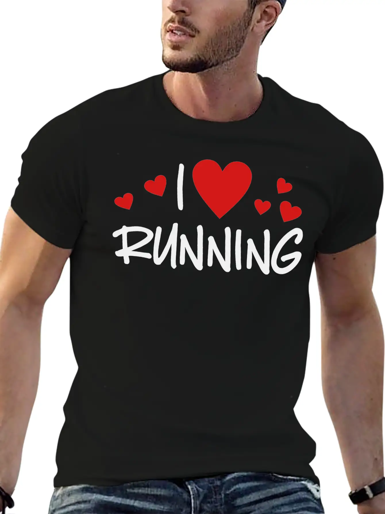 Running Unisex Short Sleeve Soft Cotton T-Shirt – Casual Everyday Wear