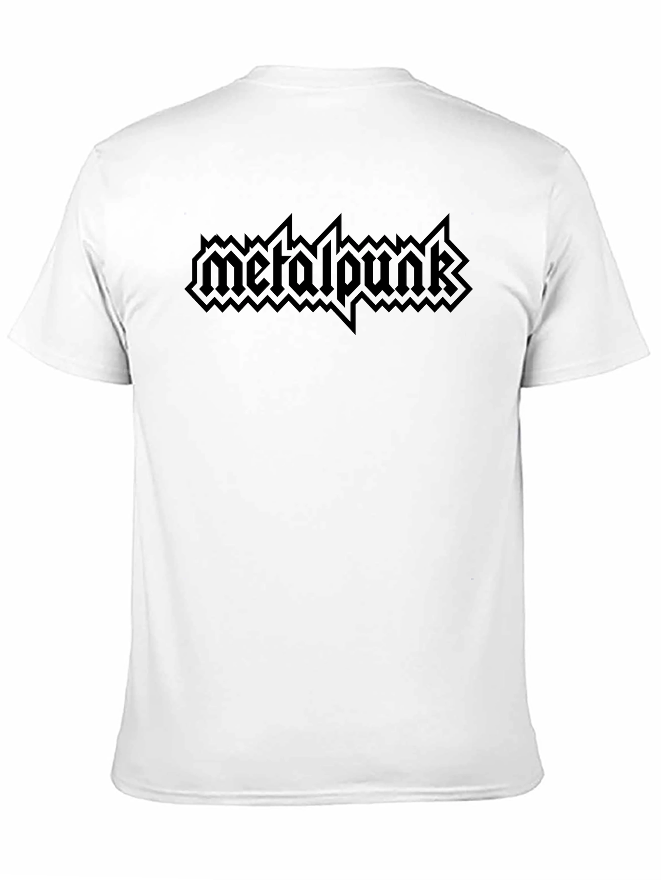 Metalpunk Graphic Print Tee - Black