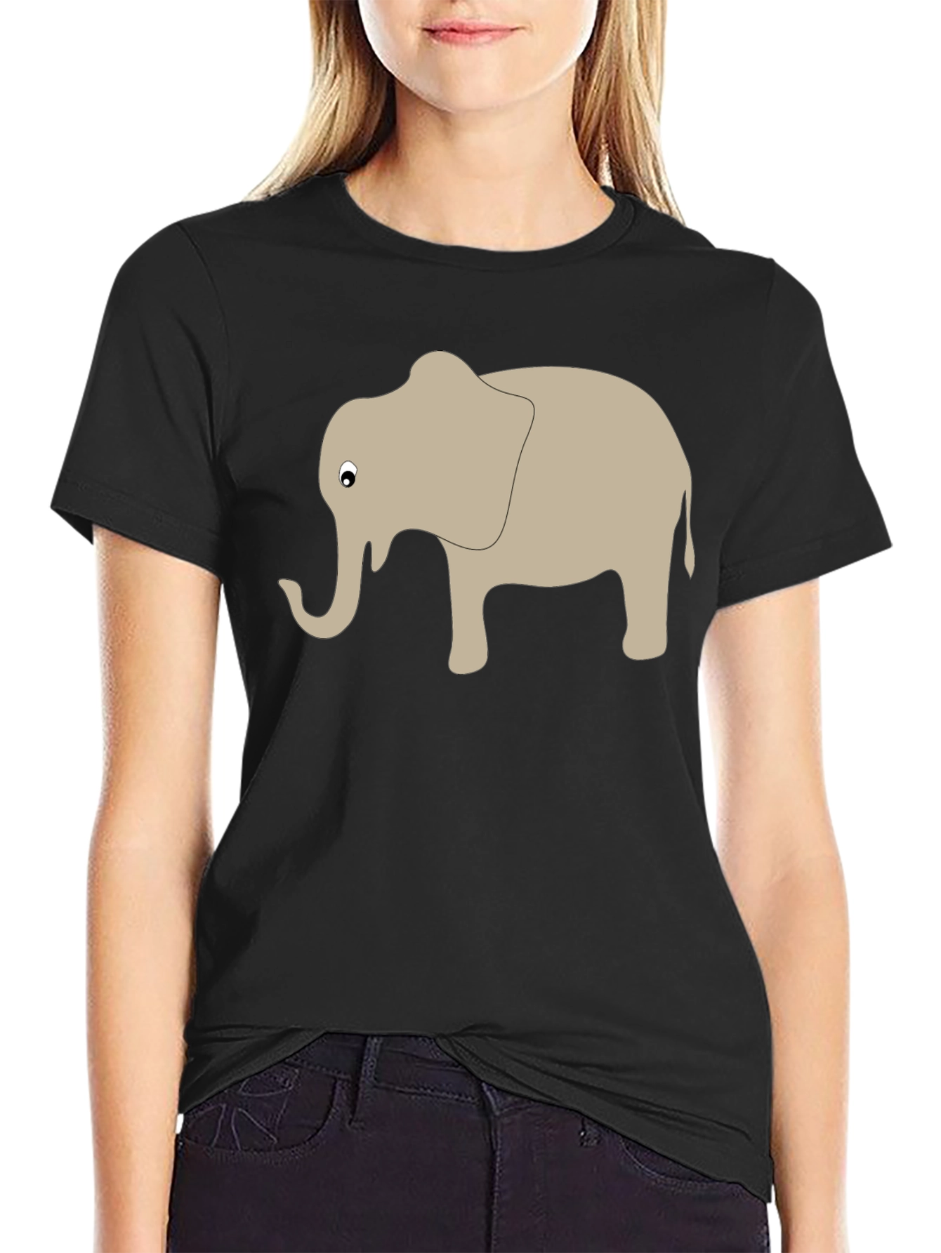 Elephant Graphic T-Shirt - Soft Cotton Blend