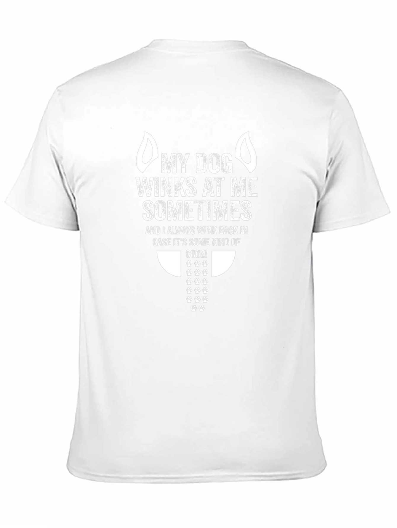 My Dog Winks T-Shirt - Funny Pet Lover Tee